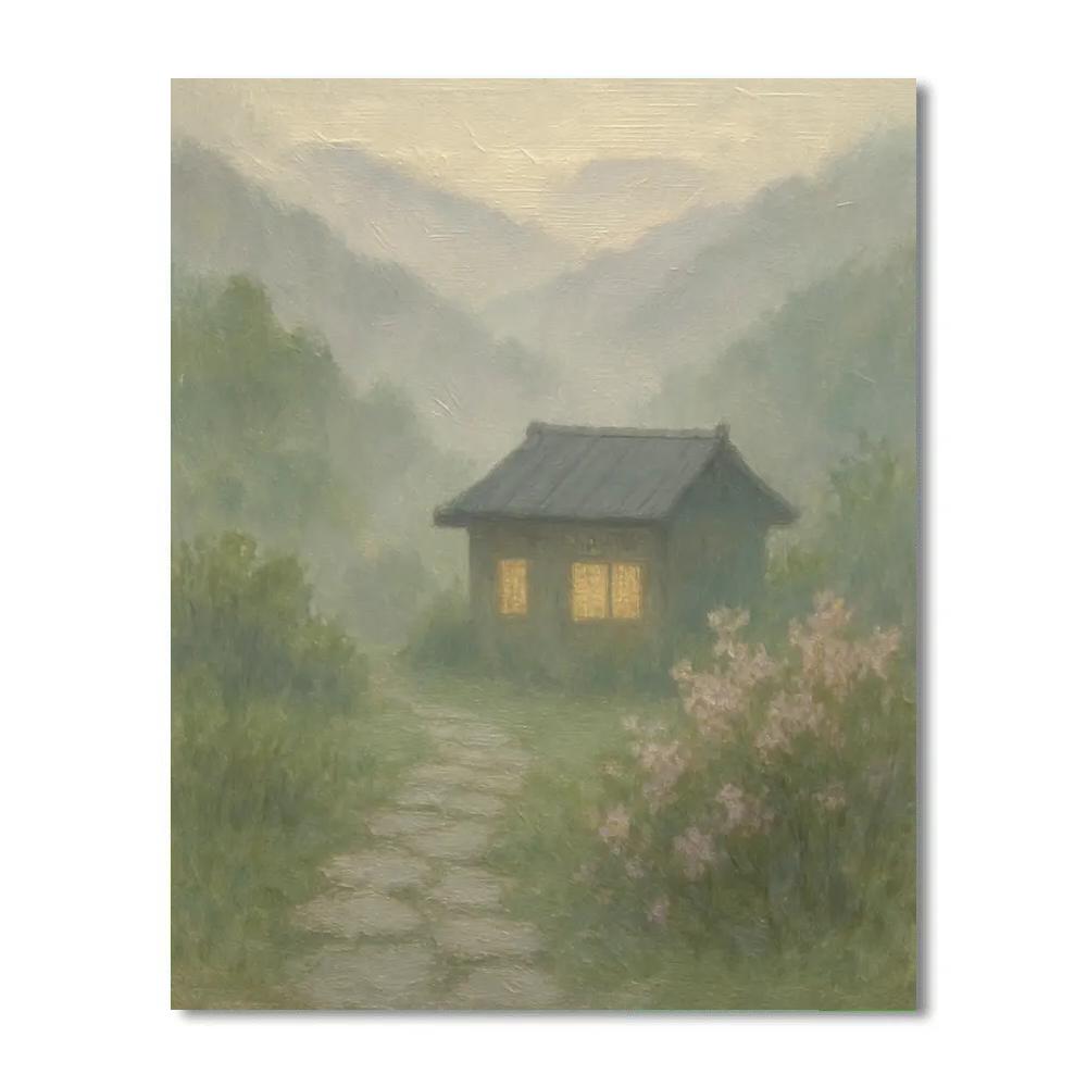 Hidden Valley Tea House Number painting