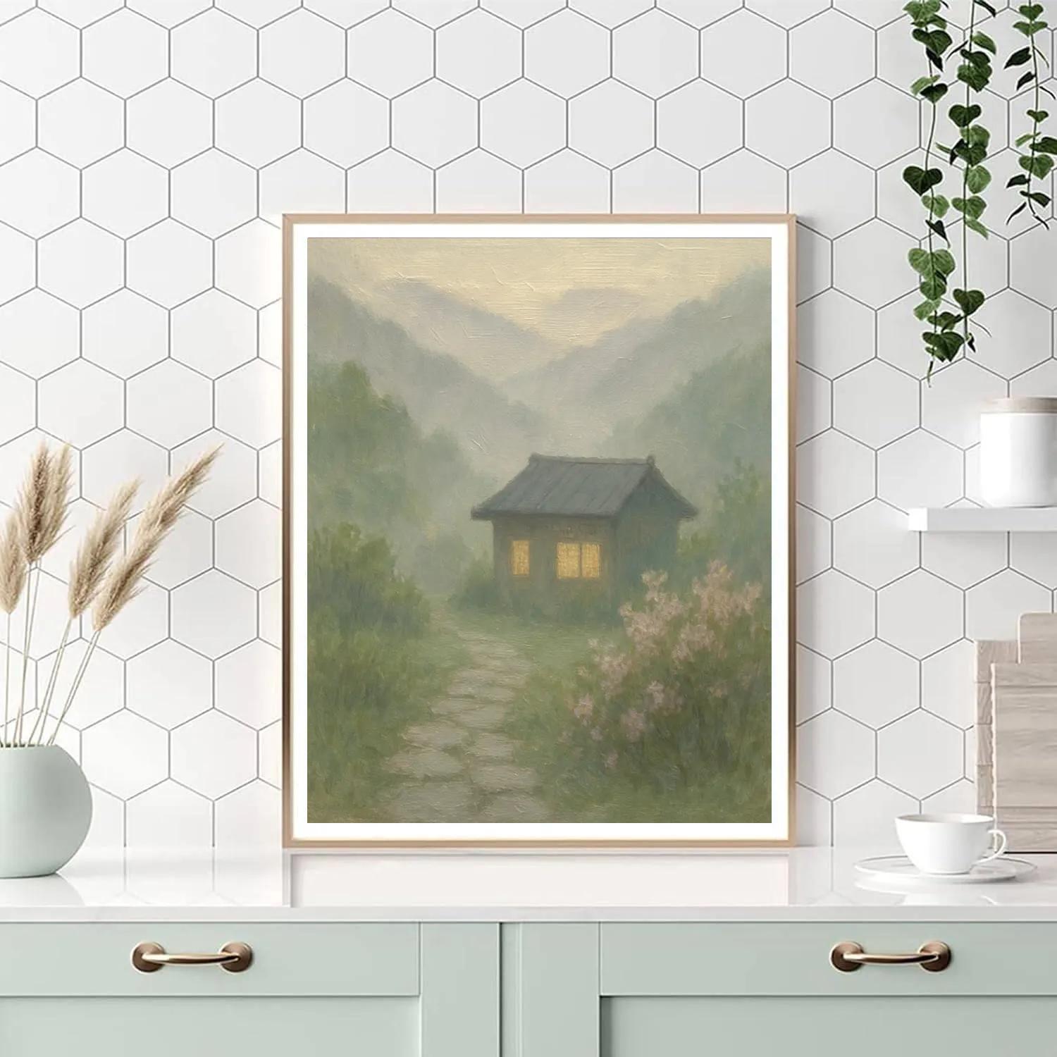 Hidden Valley Tea House Number painting