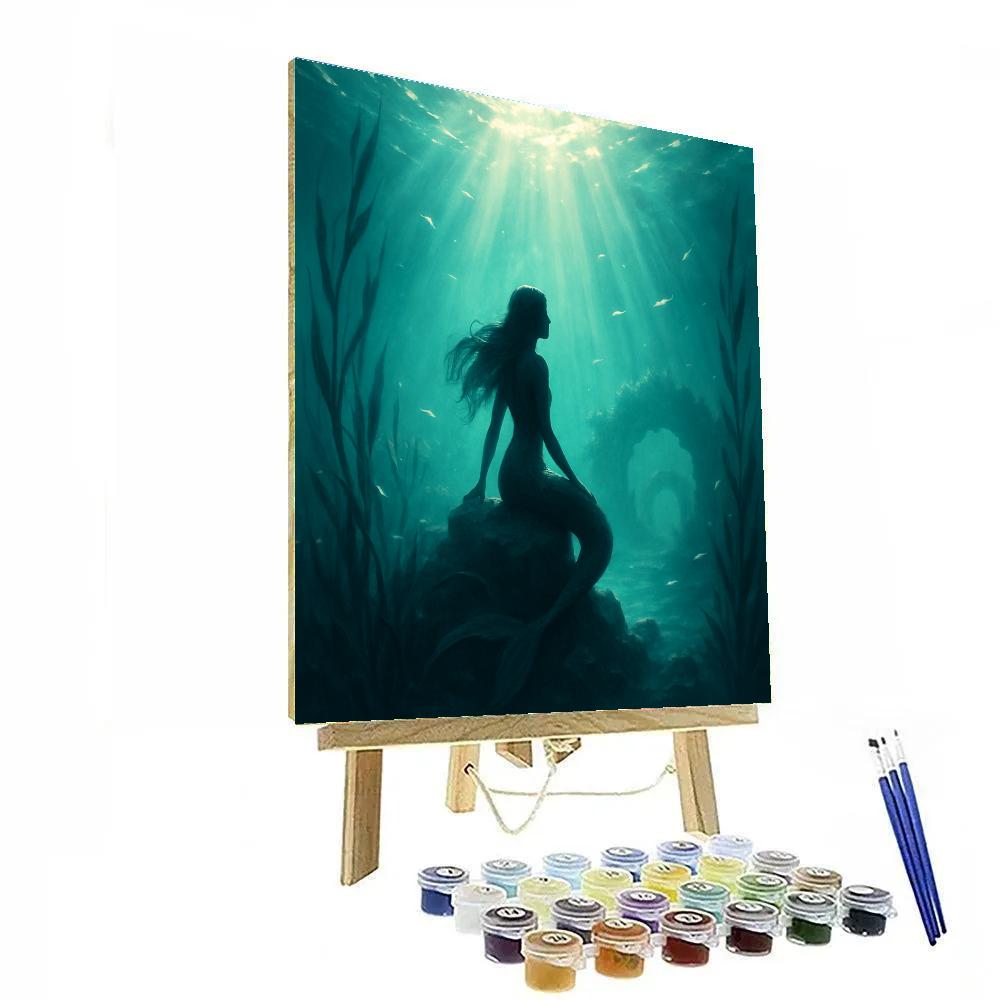 Mermaid Tidal Lumen DIY paint by numbers