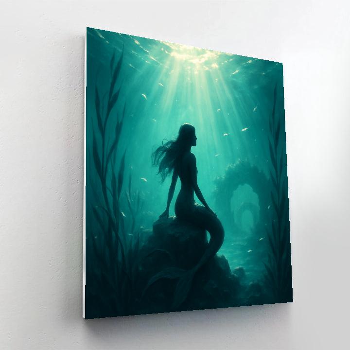 Mermaid Tidal Lumen DIY paint by numbers