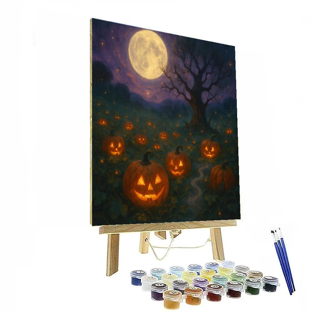 Enchanted Harvest Night painting number kit