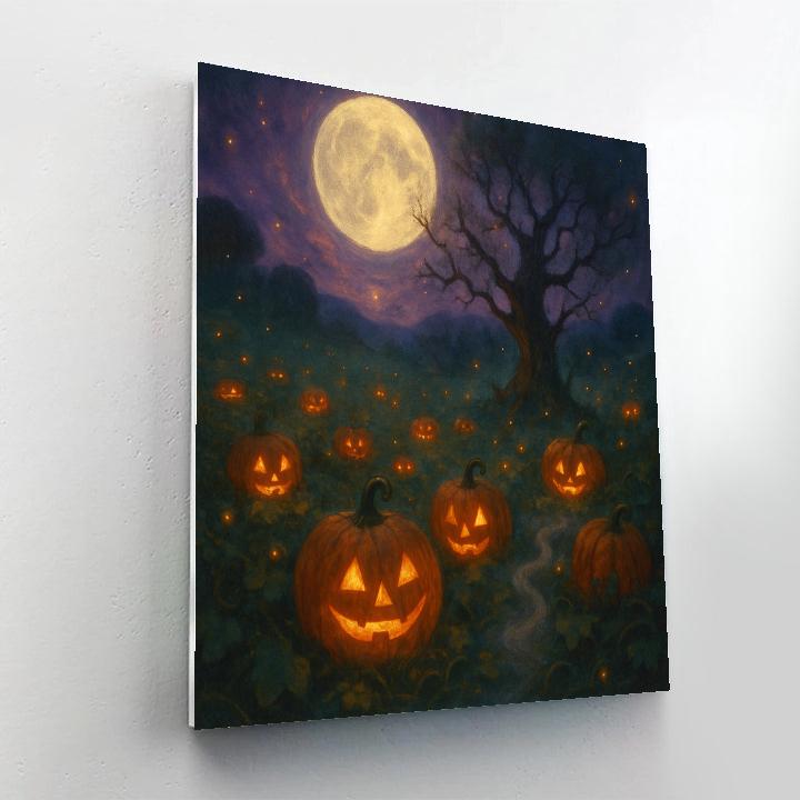 Enchanted Harvest Night painting number kit
