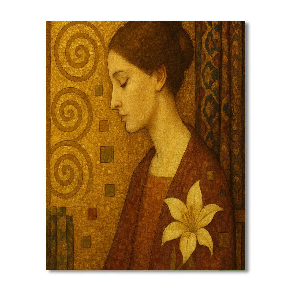 Gustav Golden Whispers paint by number