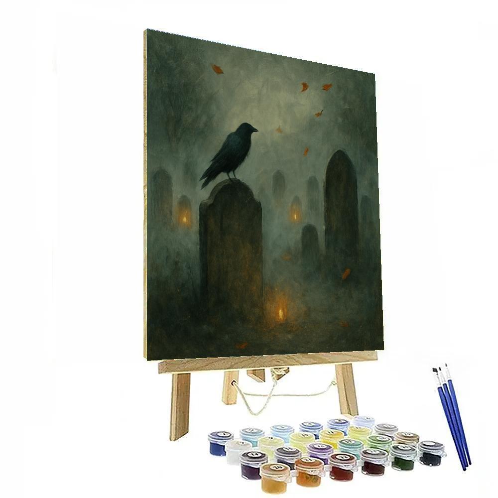 Twilight Graveyard Whisper Numbered painting kits