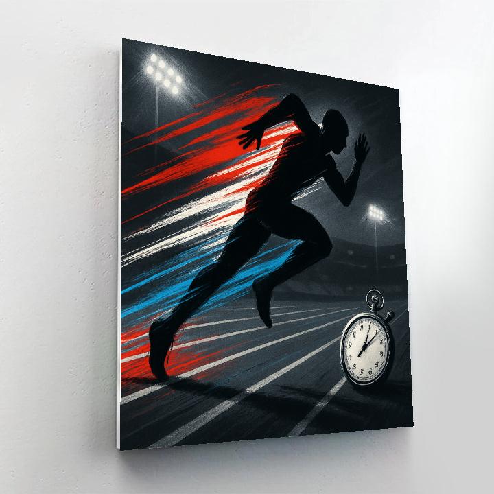 Sport Kinetic Streaks paint by color