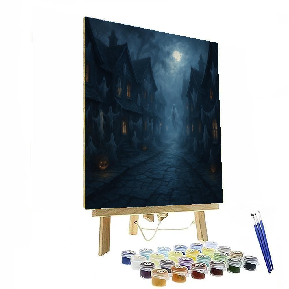 Cursed Village Charm paint by number