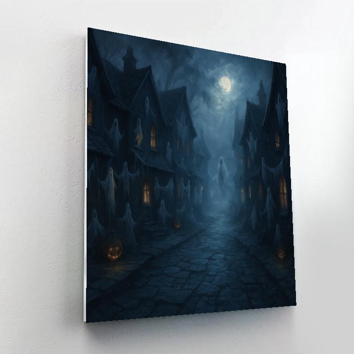 Cursed Village Charm paint by number