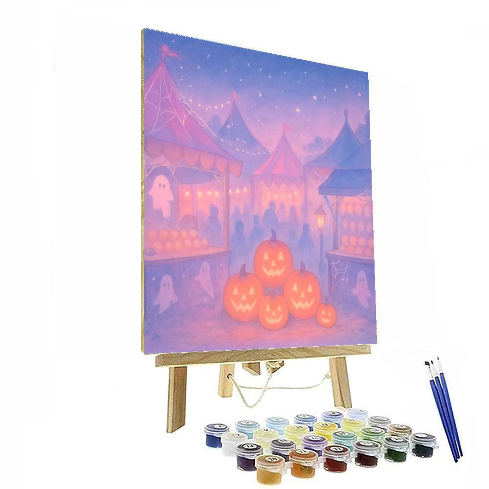 Moonlit Carnival Madness paint by color