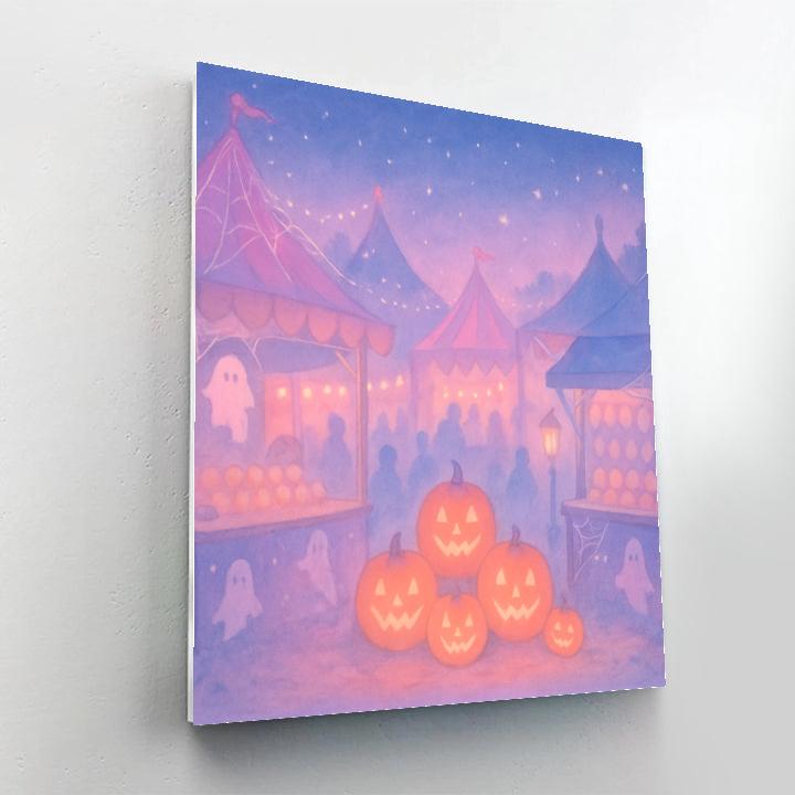 Moonlit Carnival Madness paint by color