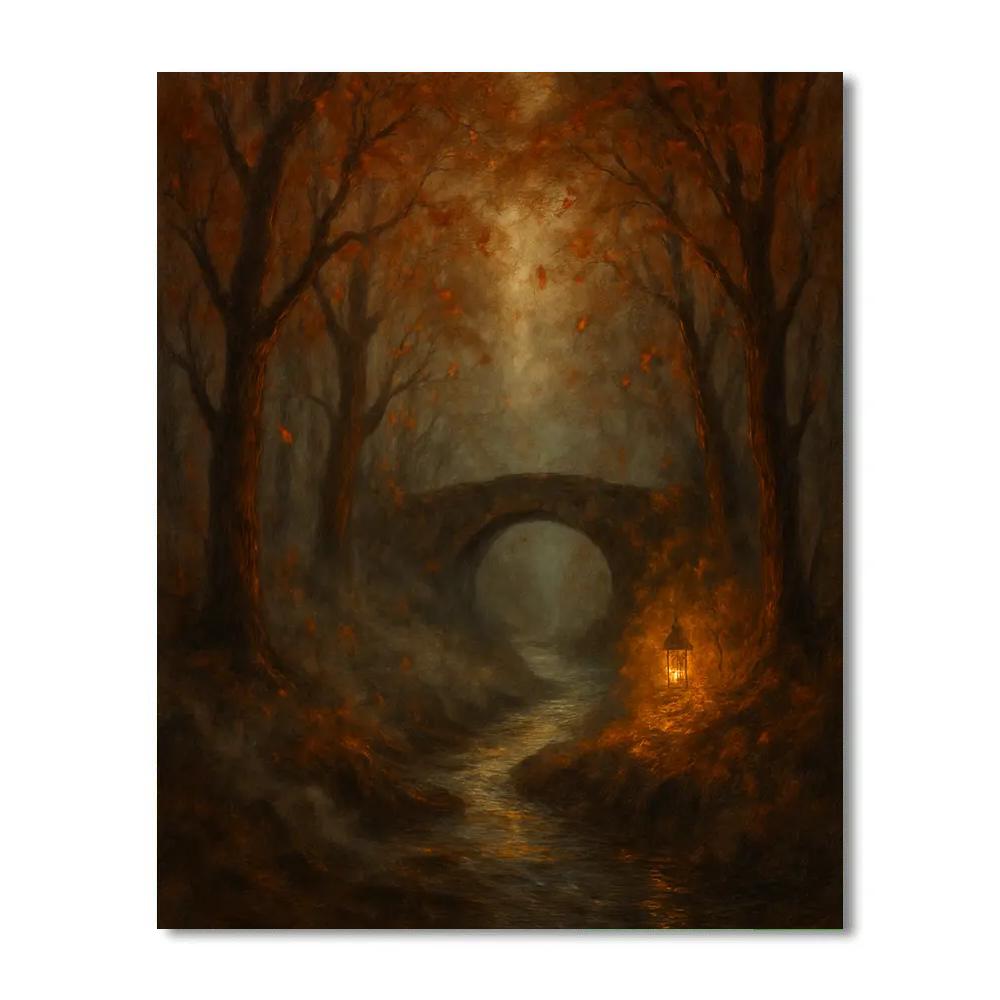 Autumn Whispers In The Hollow paint by numbers