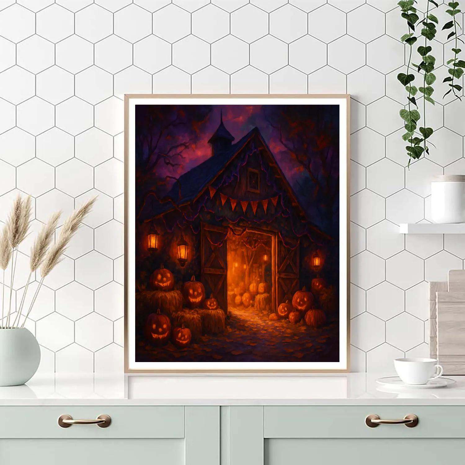 Mystical Harvest Festival DIY paint by numbers