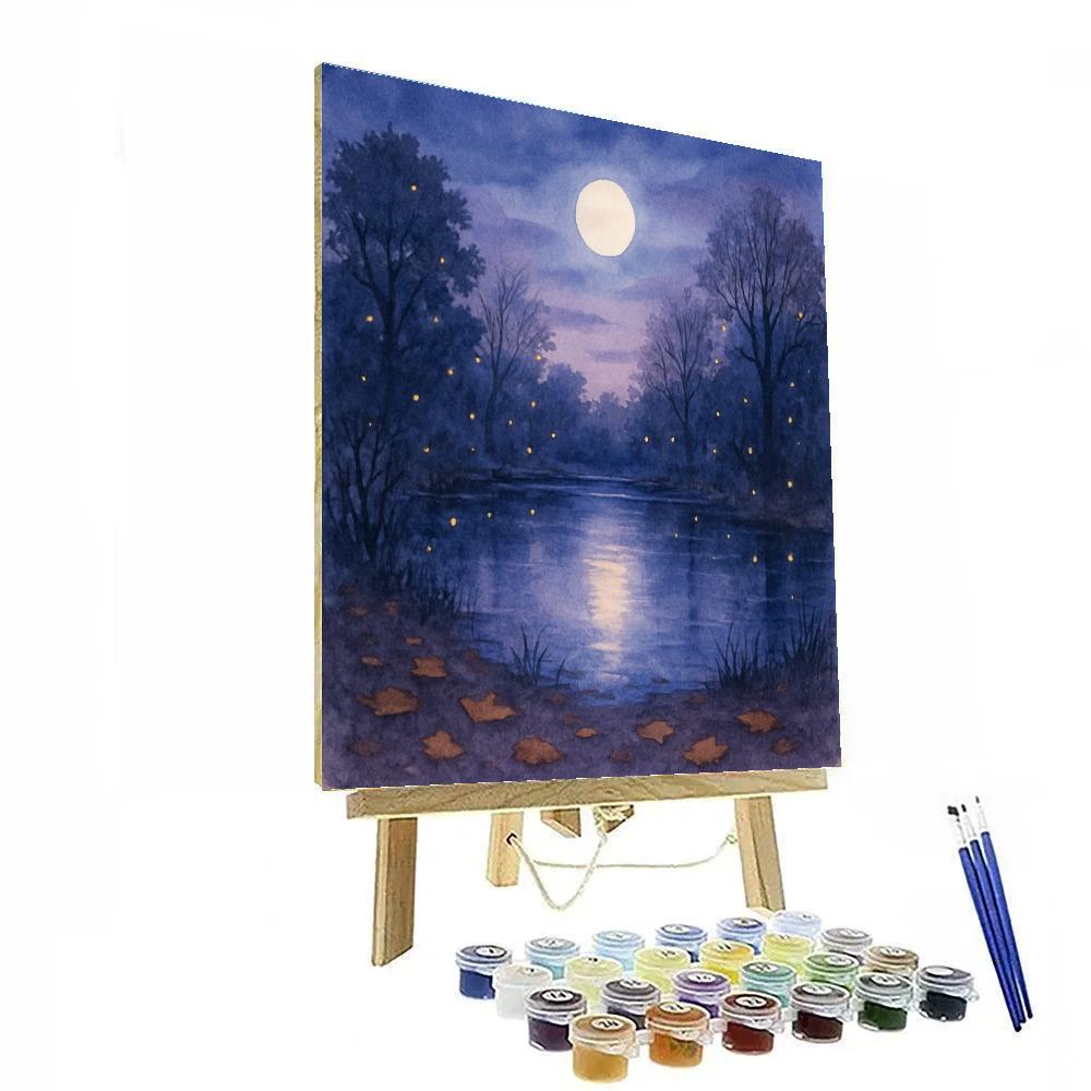 Eerie Twilight Serene Numbered painting kits