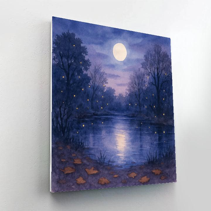Eerie Twilight Serene Numbered painting kits