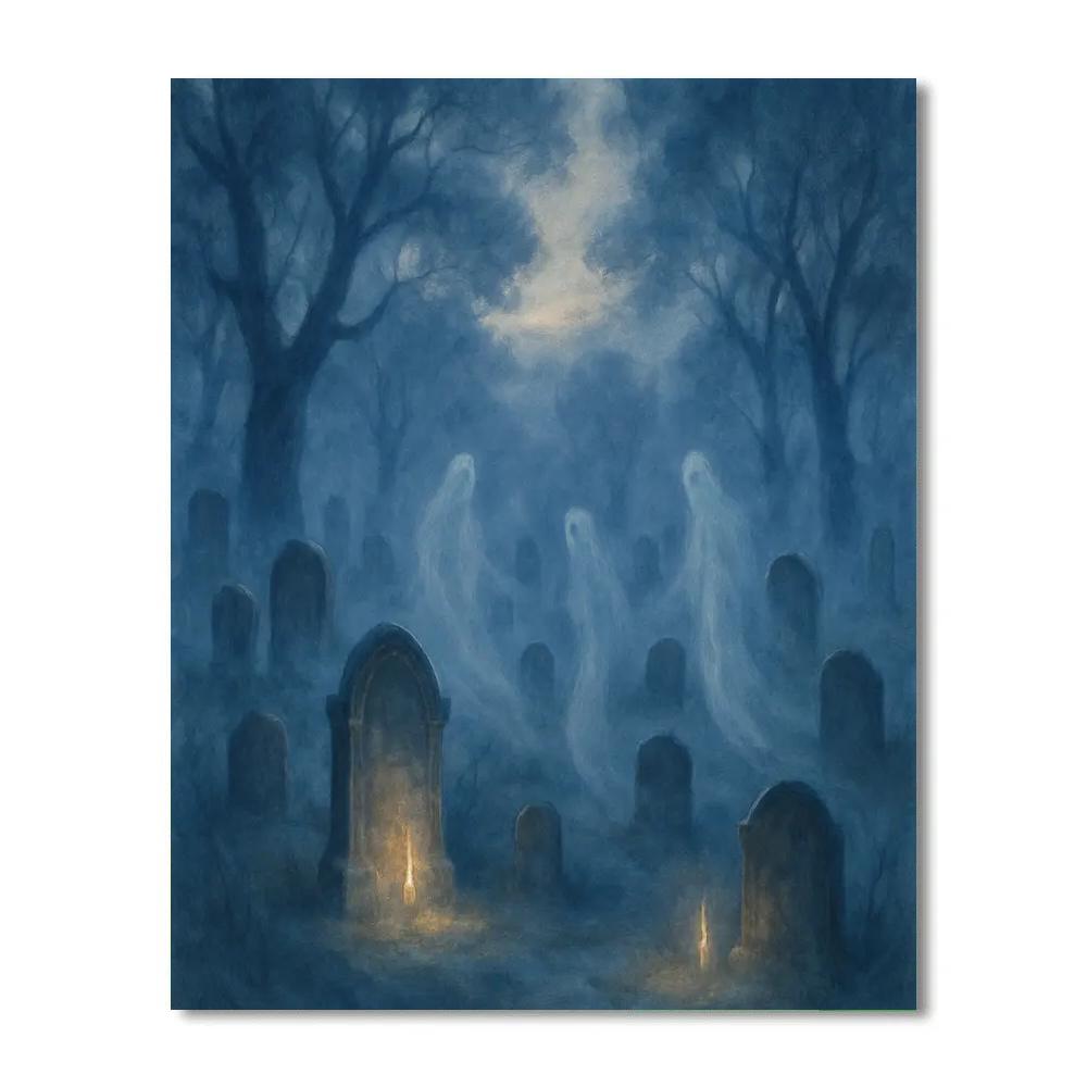 Wandering Spirits At Dusk Painting by numbers kit
