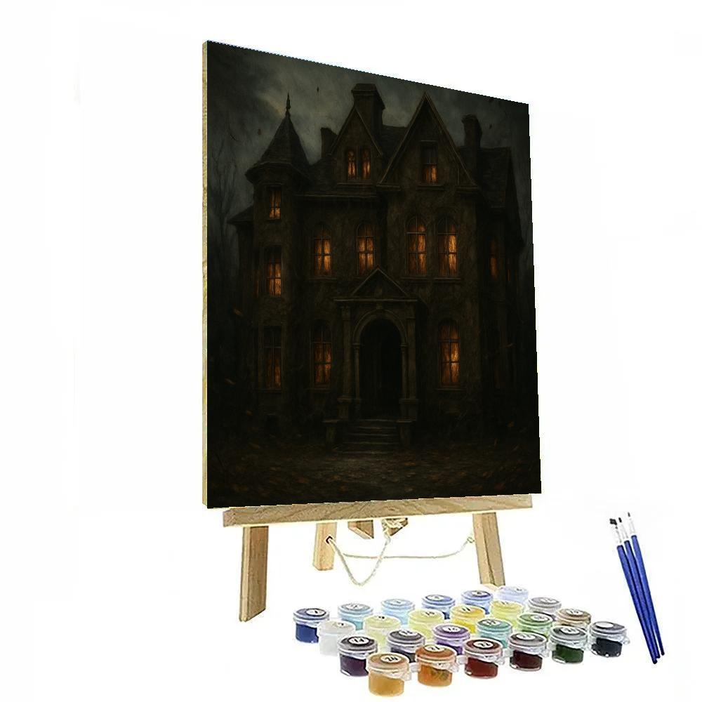 Twilight Horror Hall Painting by numbers kit