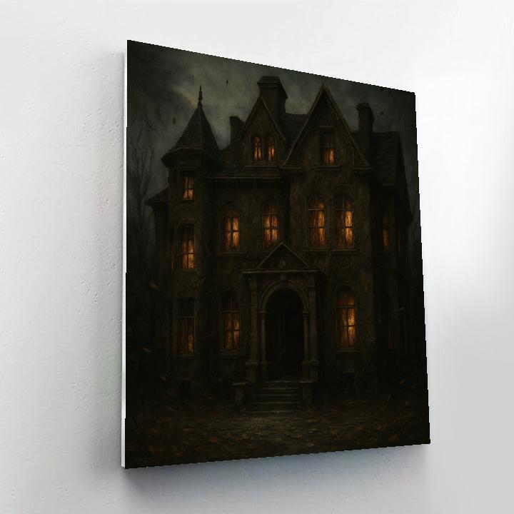 Twilight Horror Hall Painting by numbers kit