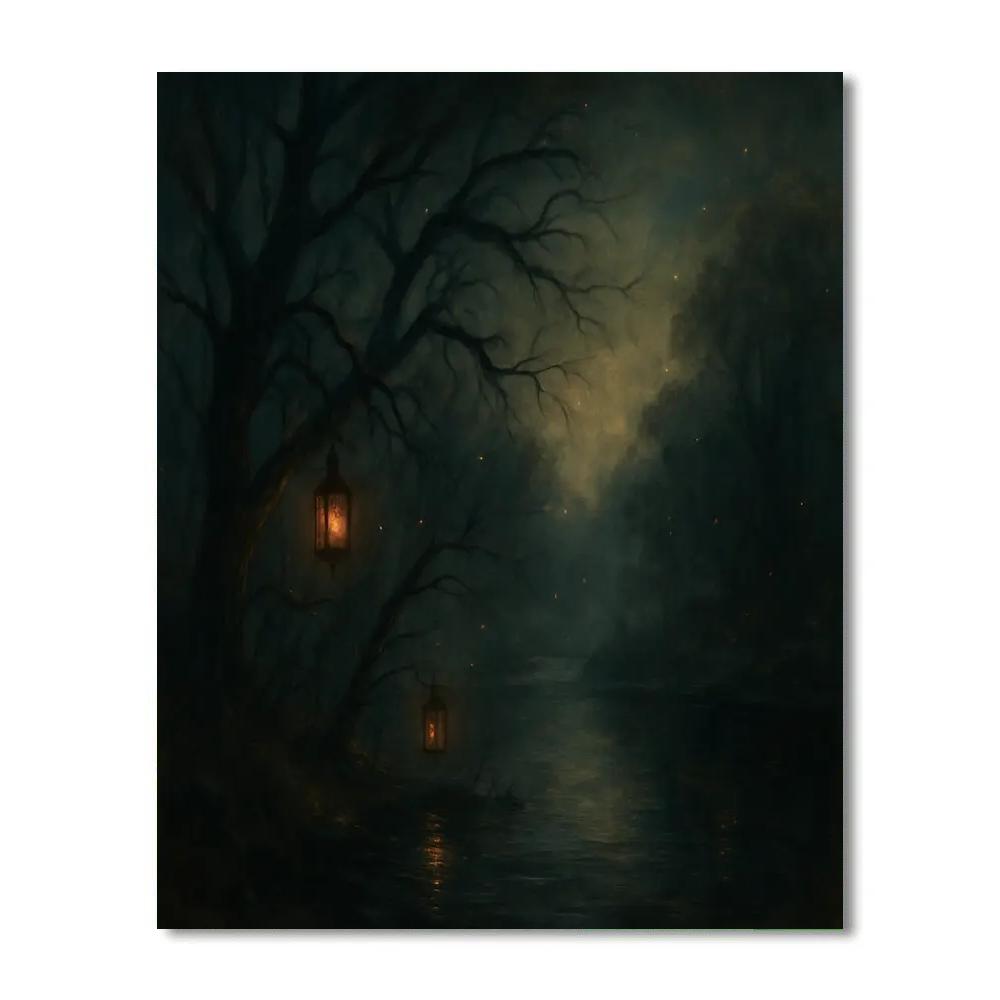 Hallow’s Evening Lament Paint by numbers art