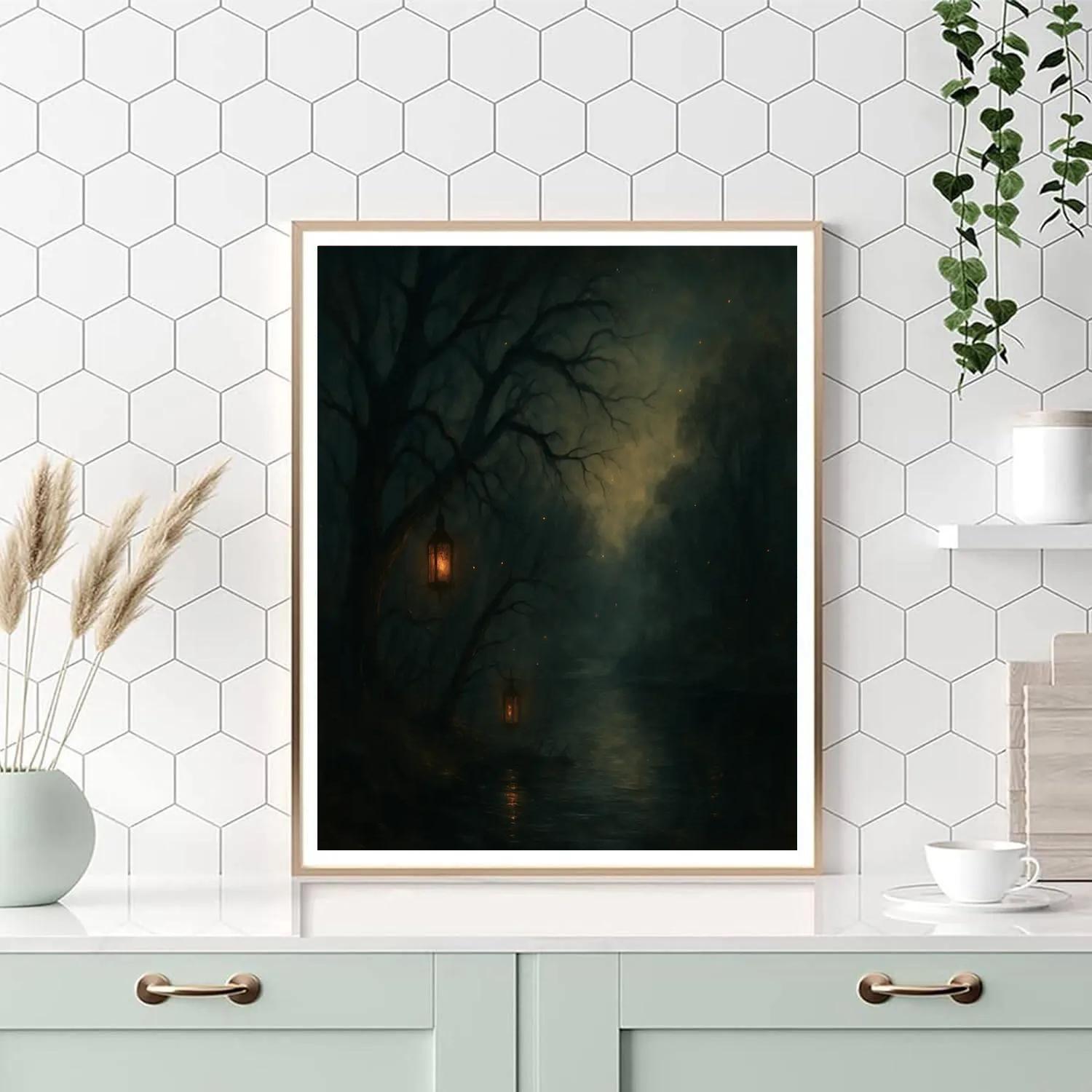 Hallow’s Evening Lament Paint by numbers art