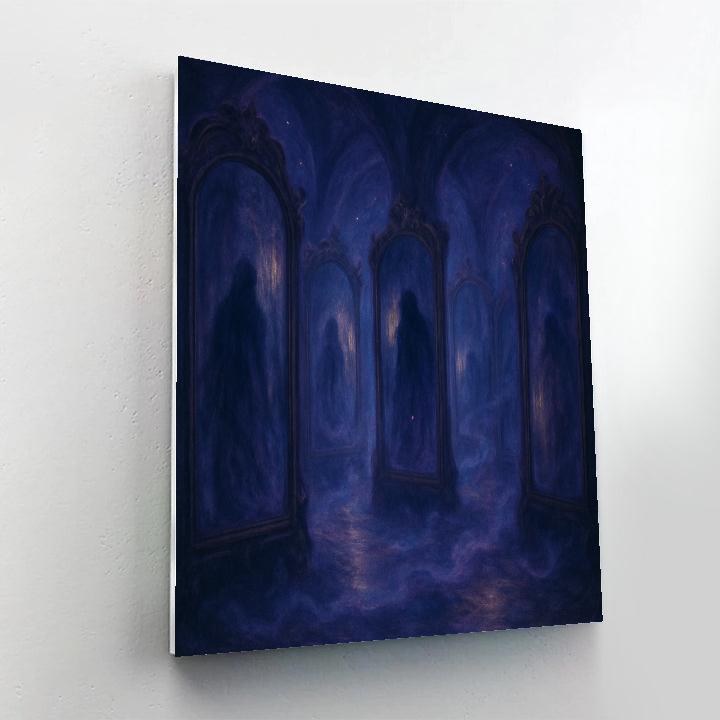 The Gloomy Hall Of Mirrors paint by numbers