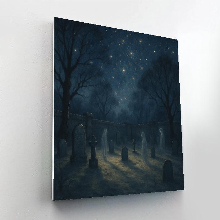 Hallowed Ground Under Starry Skies painting number kit