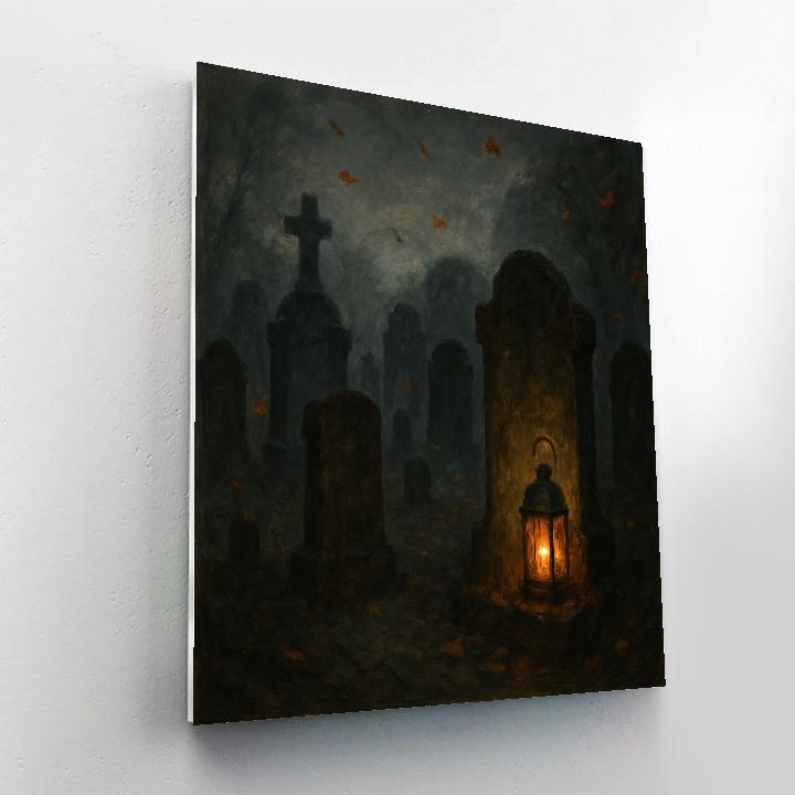 Whispering Wind In The Graveyard painting number kit