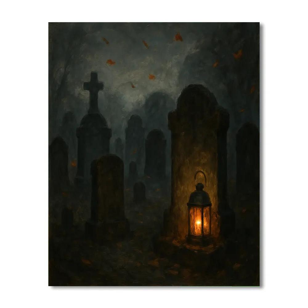 Whispering Wind In The Graveyard painting number kit