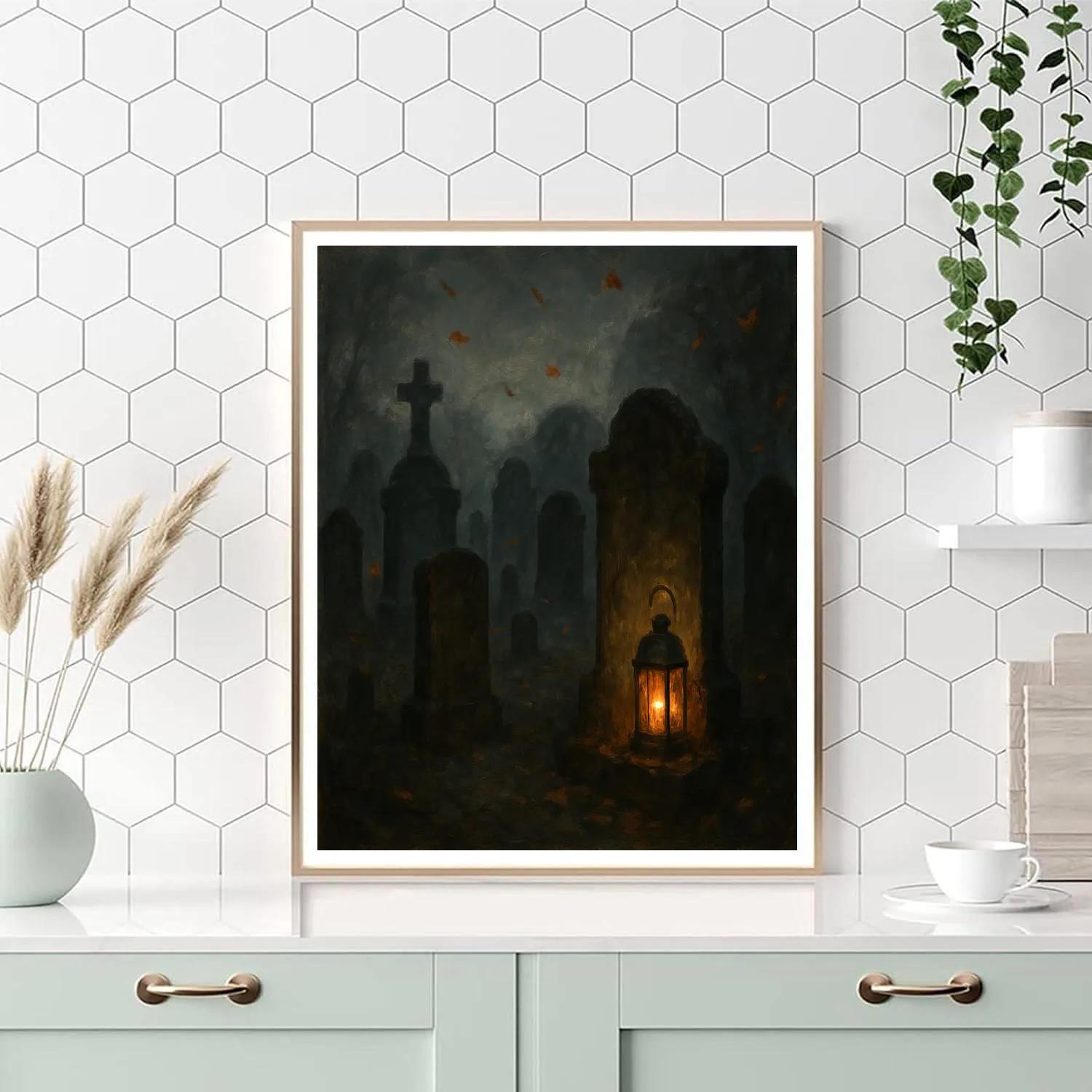 Whispering Wind In The Graveyard painting number kit