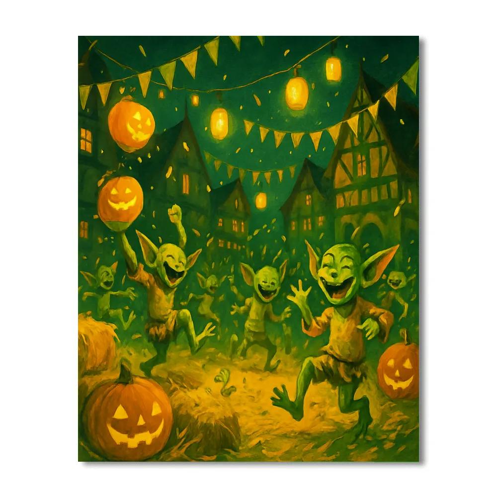 Moonlit Goblin’s Festival paint by number