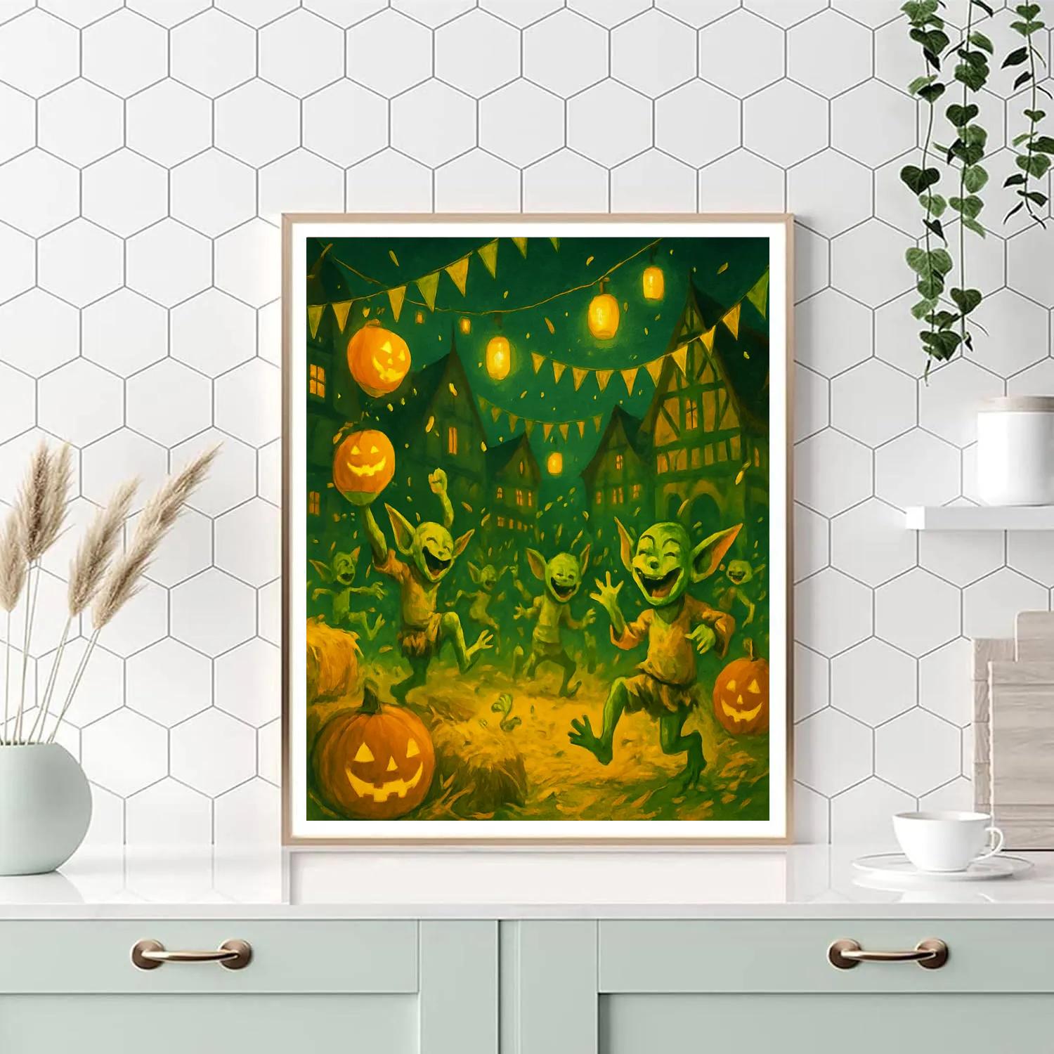 Moonlit Goblin’s Festival paint by number
