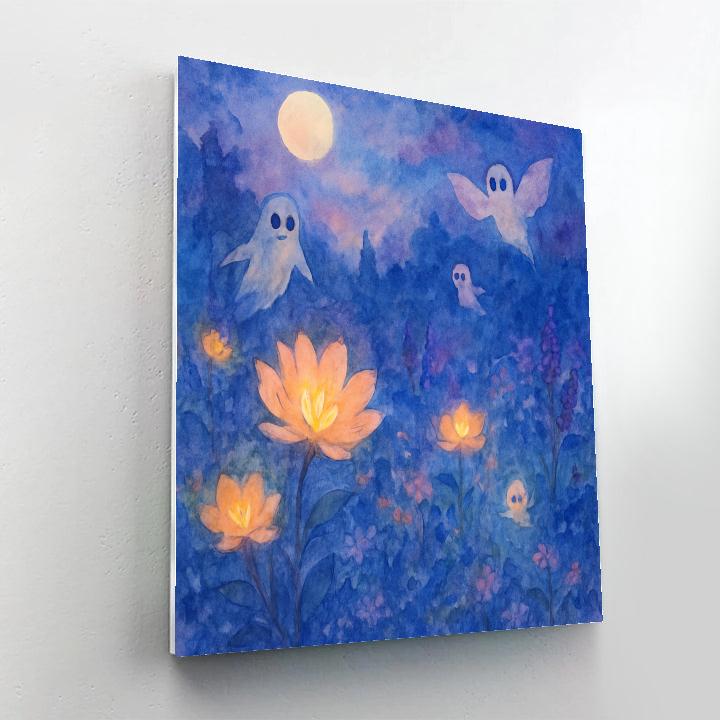 Phantom Gardens Of Dusk paint by color