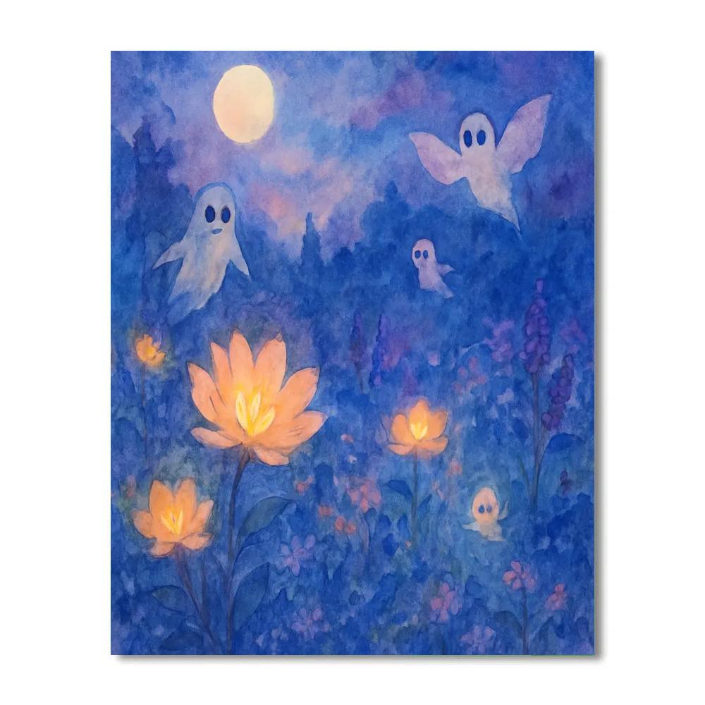 Phantom Gardens Of Dusk paint by color
