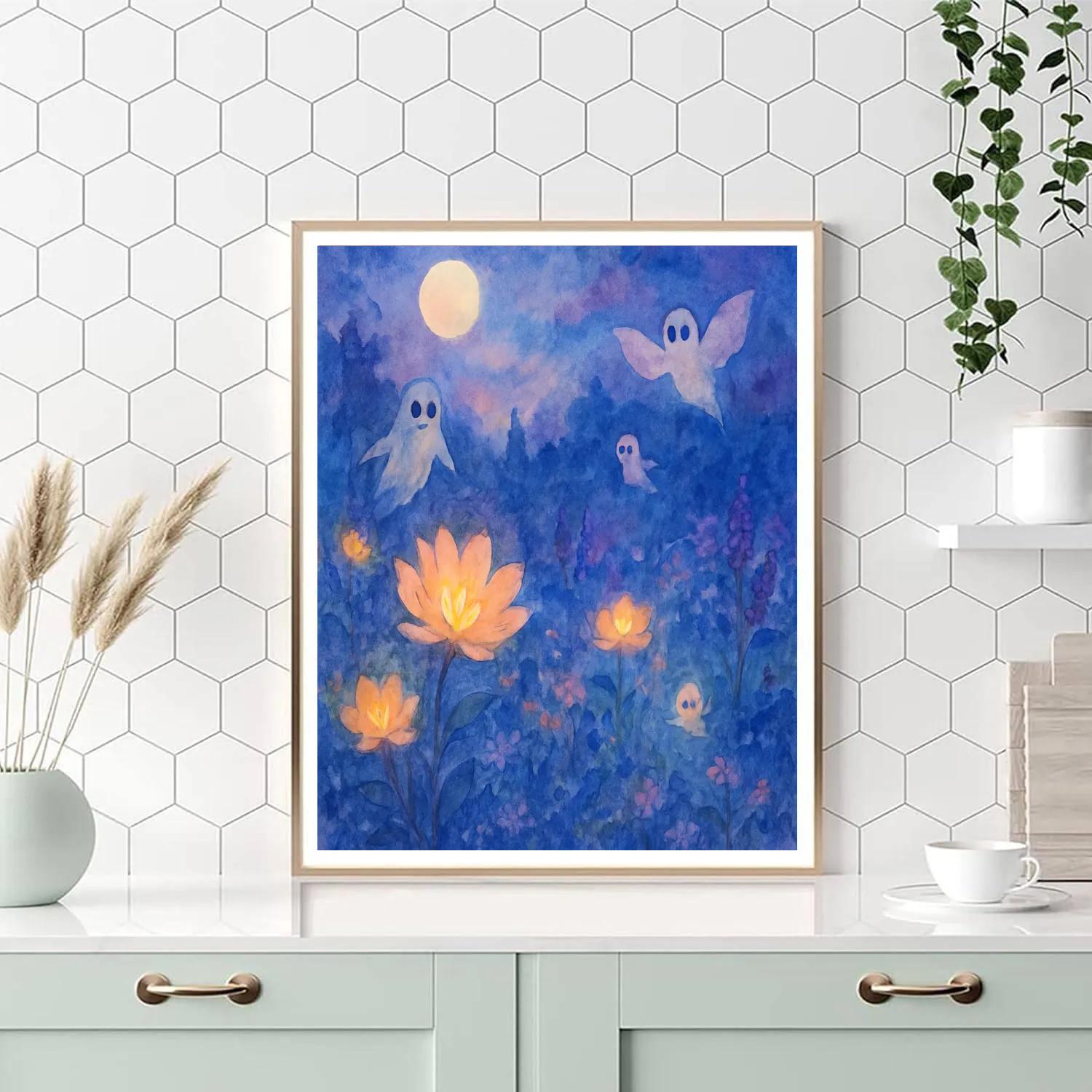 Phantom Gardens Of Dusk paint by color