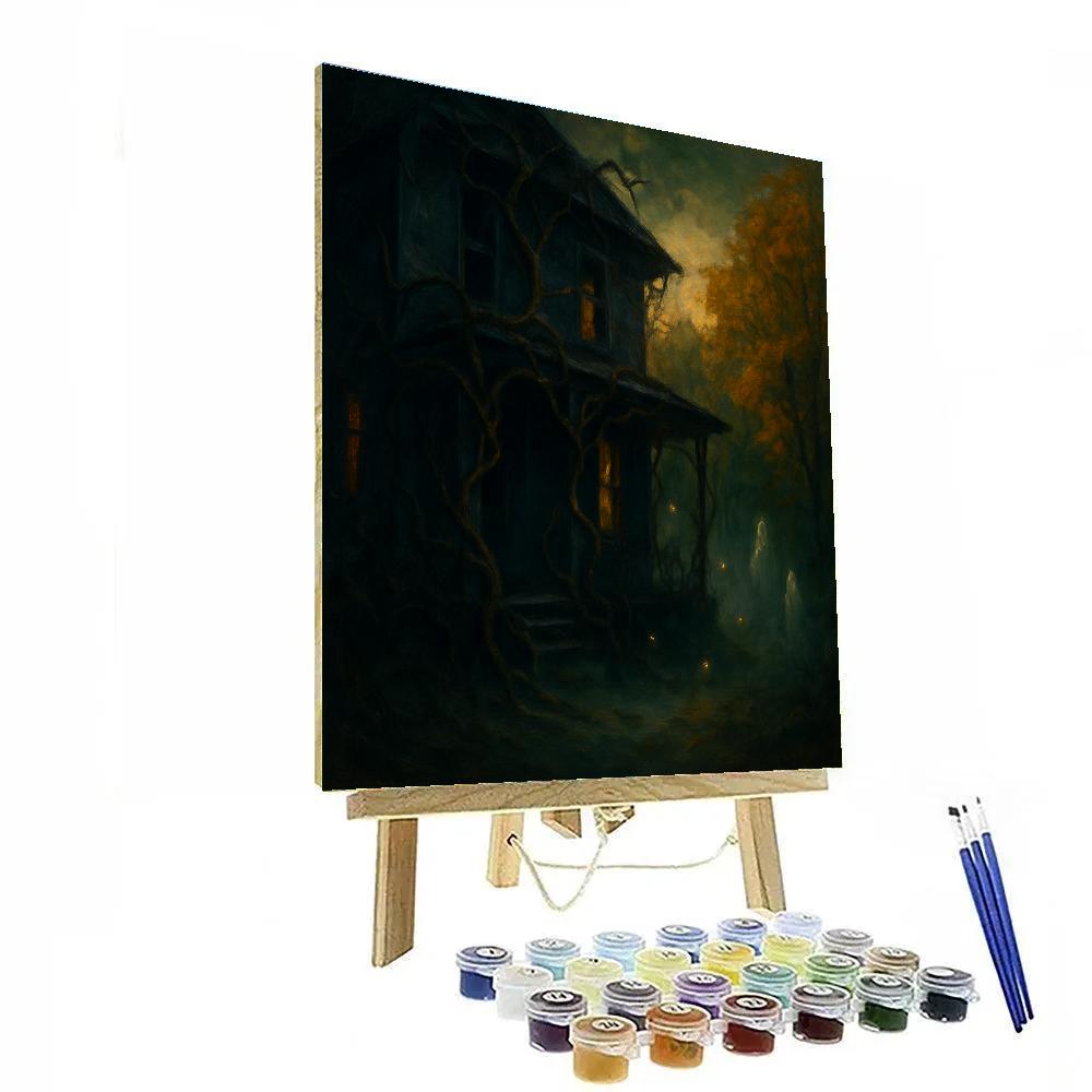 Wraiths Among Twisted Vines painting number kit