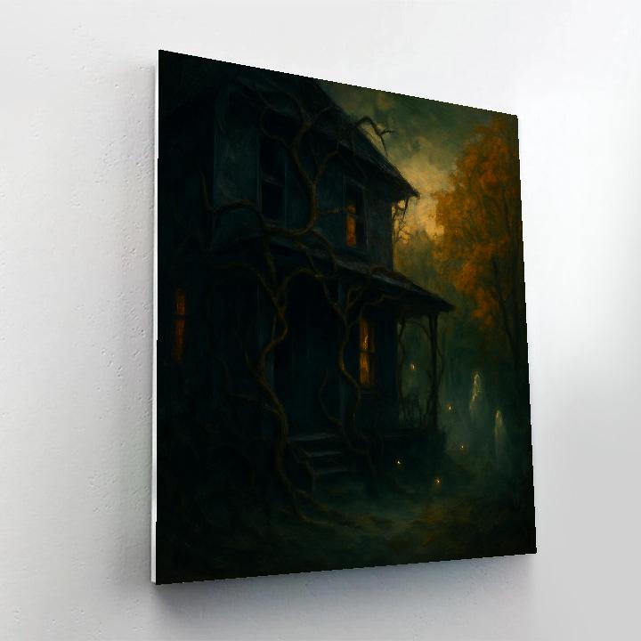 Wraiths Among Twisted Vines painting number kit