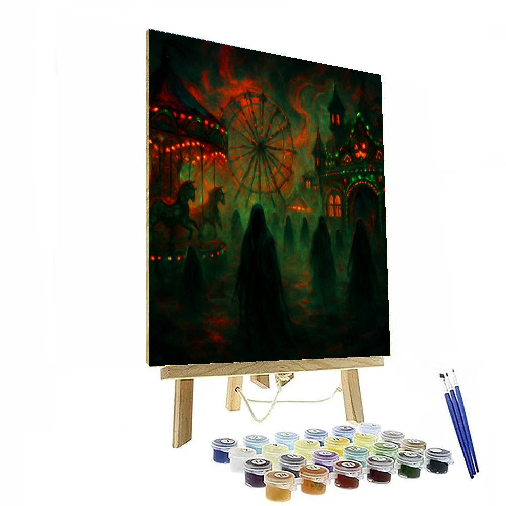 Haunted Carnival Of Shadows Painting by numbers kit