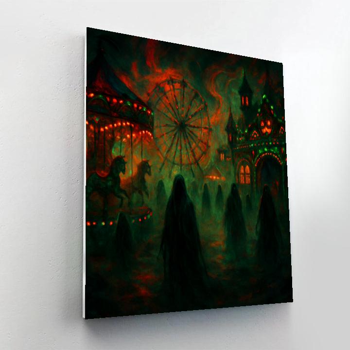 Haunted Carnival Of Shadows Painting by numbers kit