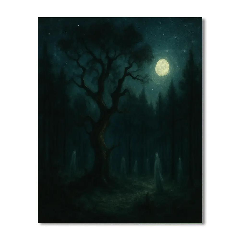 The Watcher In The Forest DIY paint by numbers