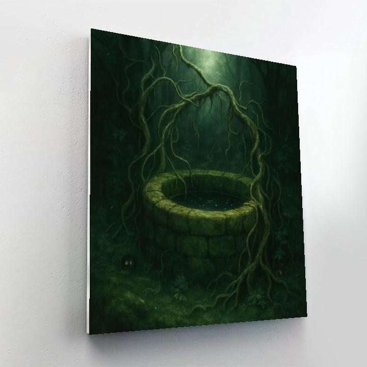 Secret Well In The Mysterious Forest Numbered painting kits
