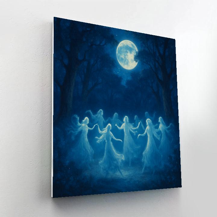 Waltz Of The Spirits At Sundown paint by number