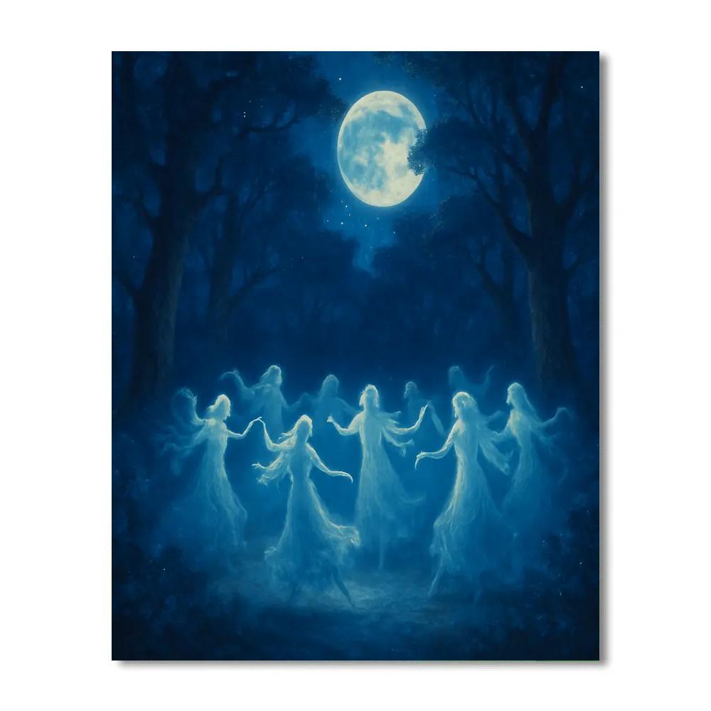 Waltz Of The Spirits At Sundown paint by number