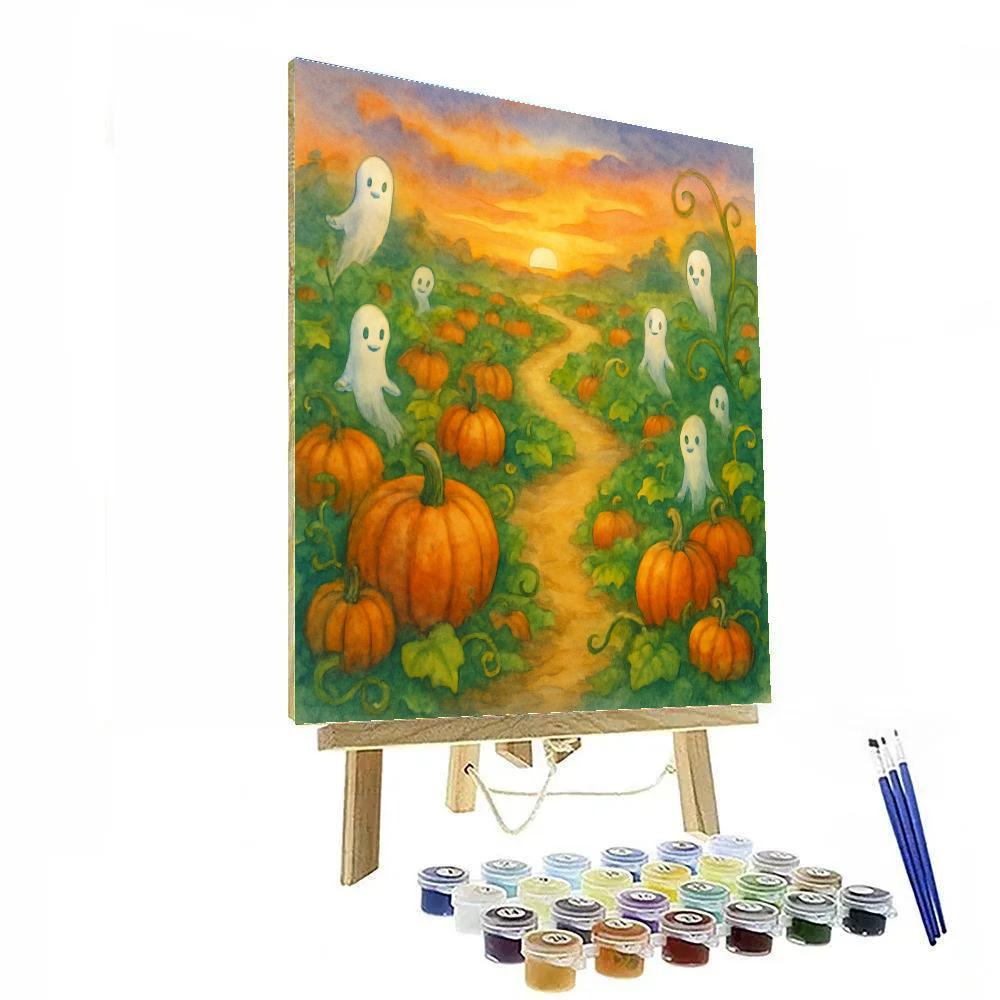 Twisted Pumpkin Pathway paint by color