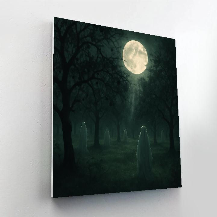Haunted Orchard Of Spirits Paint by numbers kits