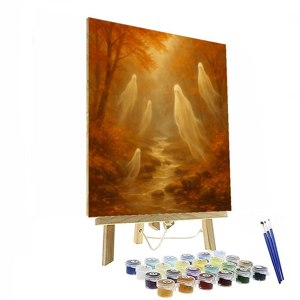 Cascading Spirits Of The Harvest Paint by numbers kits