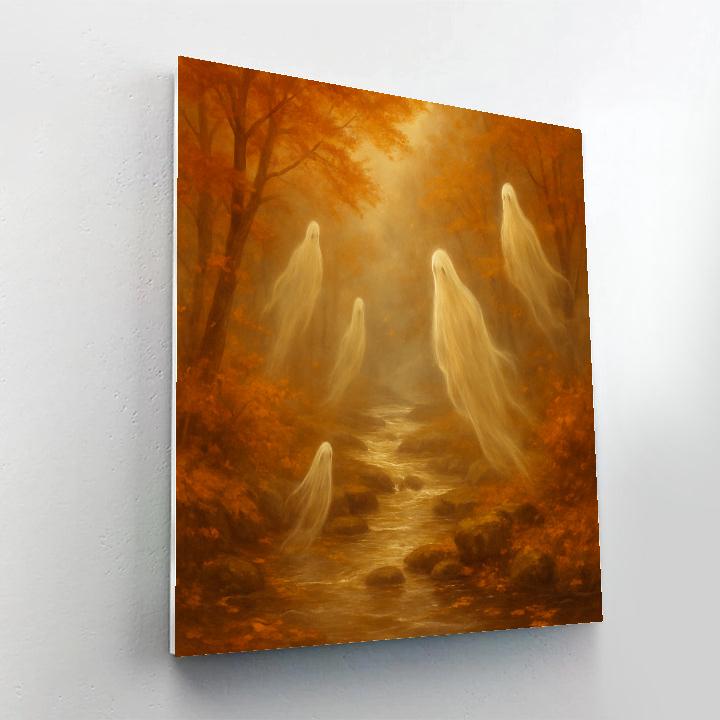 Cascading Spirits Of The Harvest Paint by numbers kits