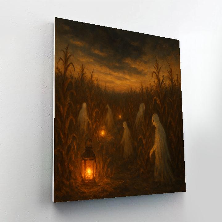 Twilight Spirits In The Cornfield paint by numbers