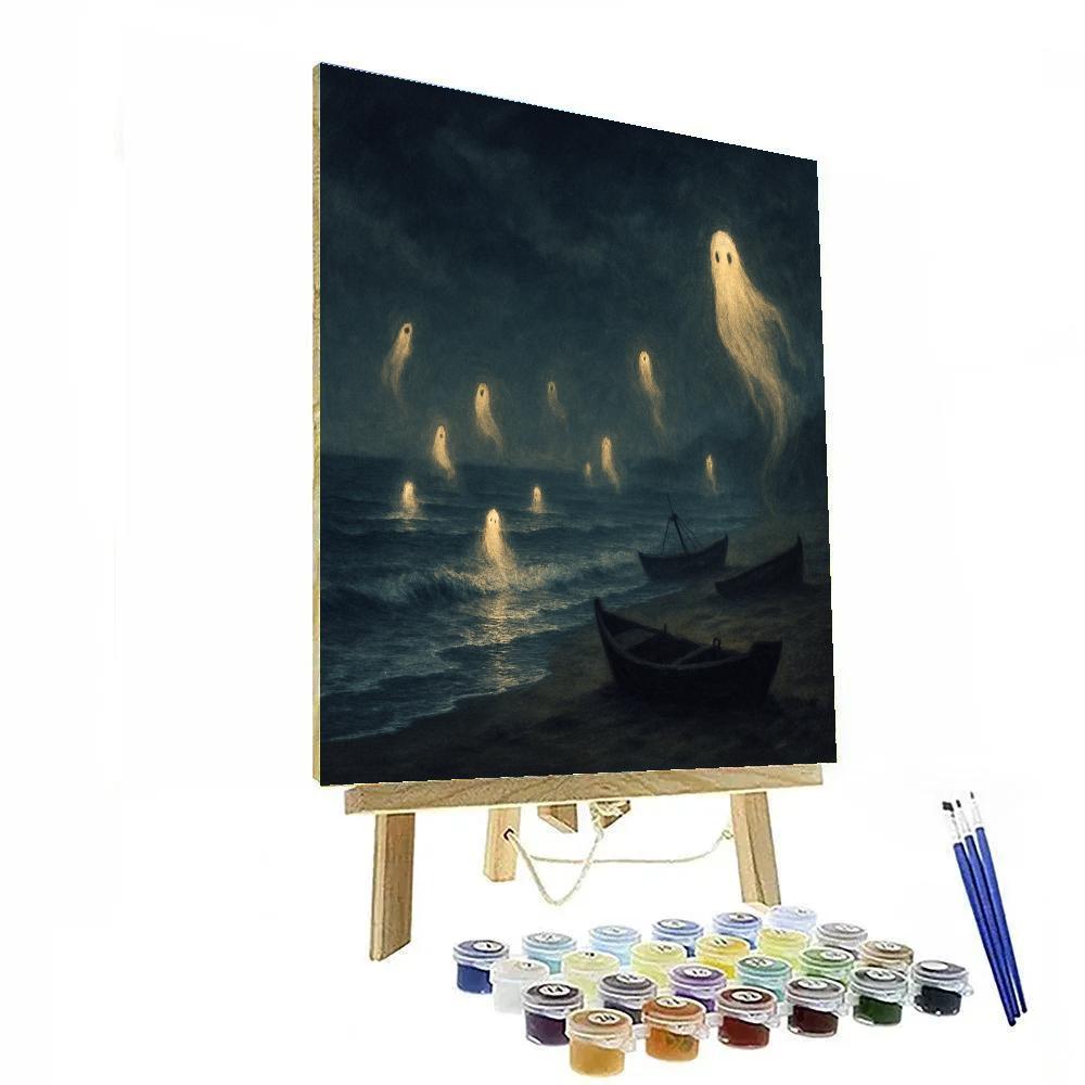 Glimmering Shores Of The Lost paint by numbers