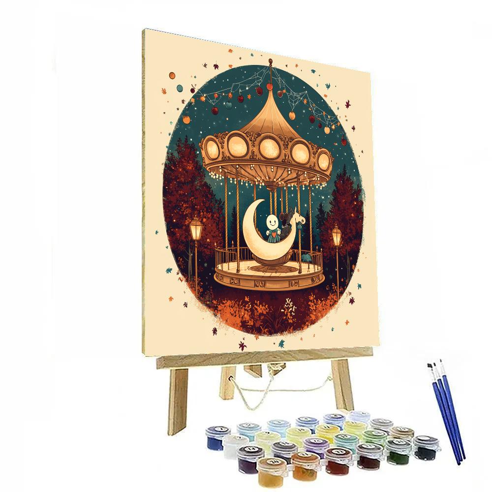 Haunted Carousel Of Wishes DIY paint by numbers