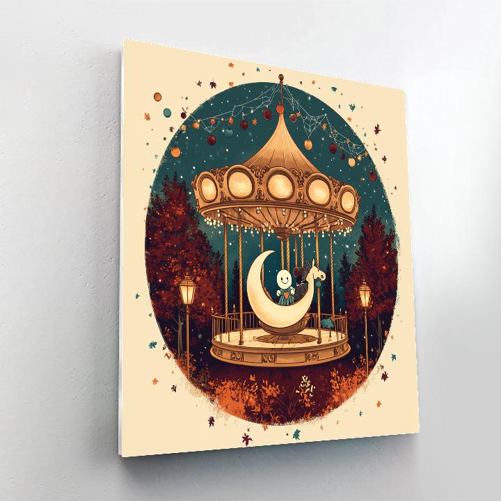 Haunted Carousel Of Wishes DIY paint by numbers