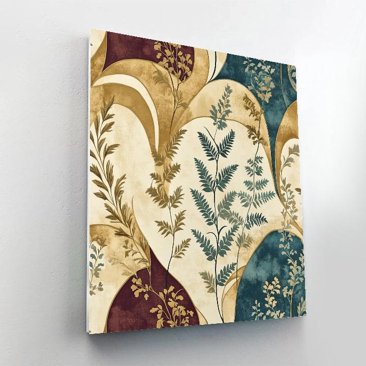 Alphonse Mucha Inspired Whispers Of The Forest paint by number