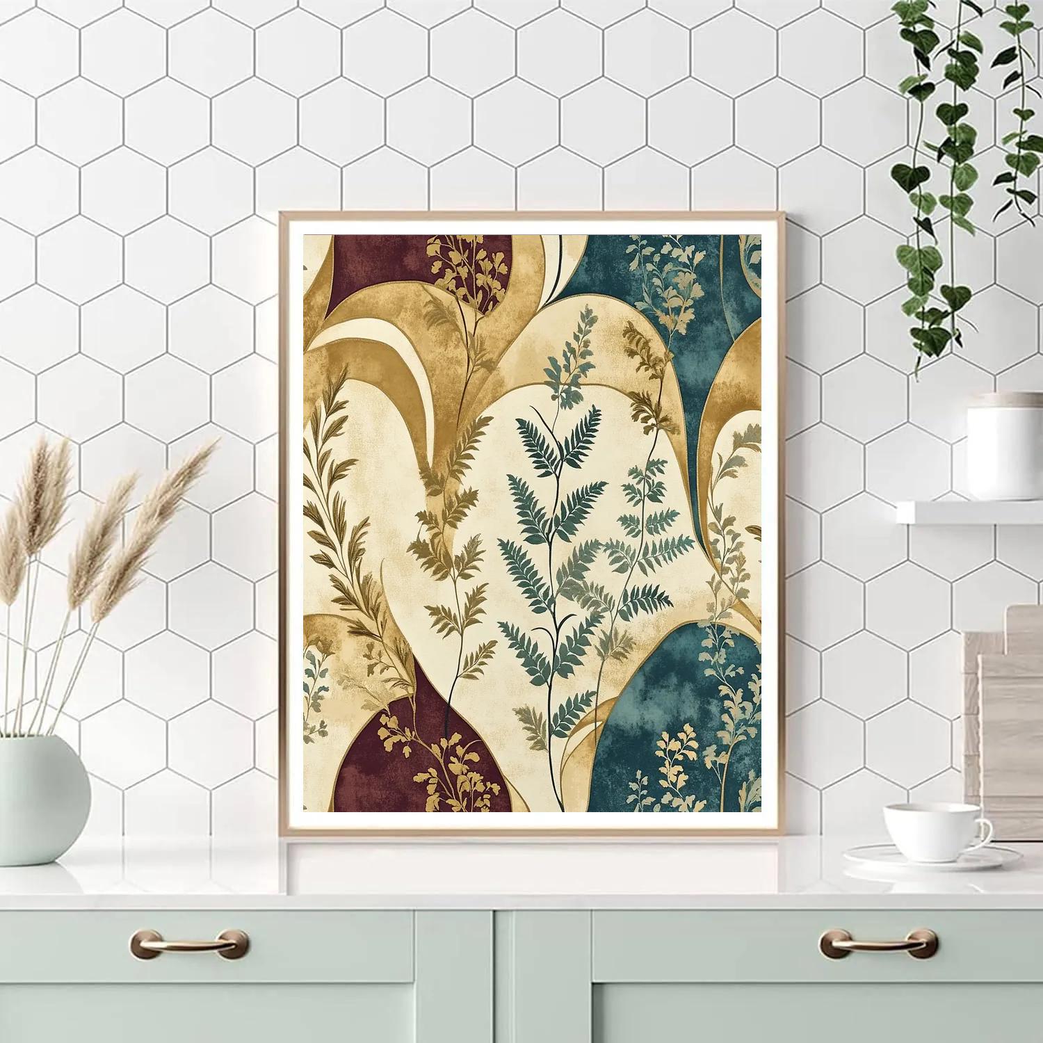 Alphonse Mucha Inspired Whispers Of The Forest paint by number